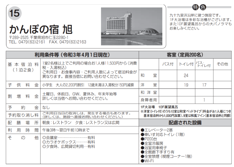 休養ホーム事業１５