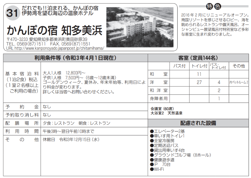 休養ホーム事業３１