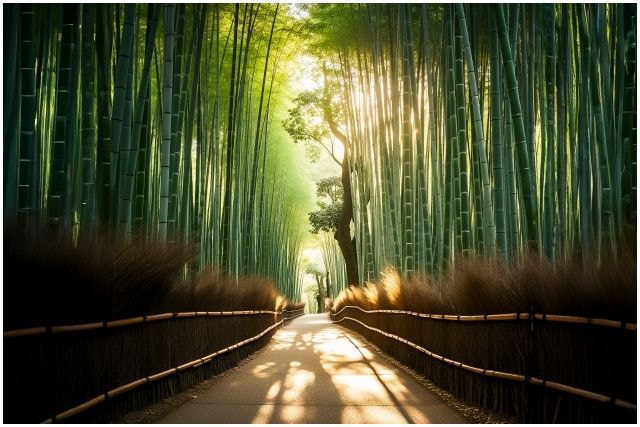 京都嵐山竹林