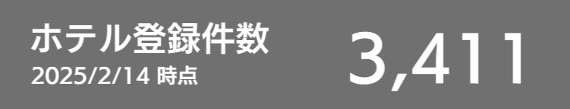 バリアフリールーム登録件数