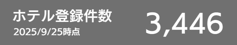 バリアフリールーム登録件数